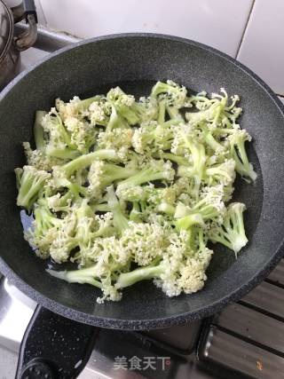 辣炒肉末菜花的做法步骤：5