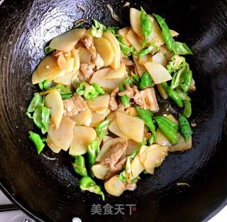 青椒土豆片的做法步骤：6