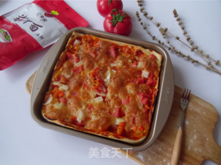 茄汁披萨的做法步骤：6