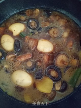 香菇红烧肉的做法步骤：15
