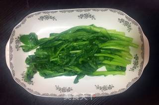 白灼菜心的做法步骤：3