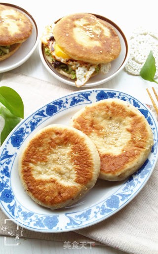 芝麻椒盐烧饼的做法步骤：15