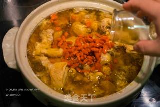 冬日暖胃系列快手菜：药膳鸡煲的做法步骤：14