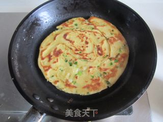 玉米面葱花饼的做法步骤：9