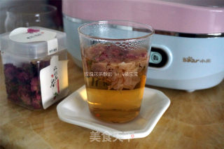 玫瑰花茶酸奶的做法步骤：1