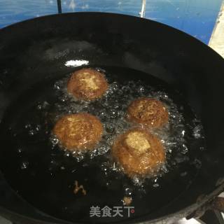 素红烧狮子头的做法步骤：3