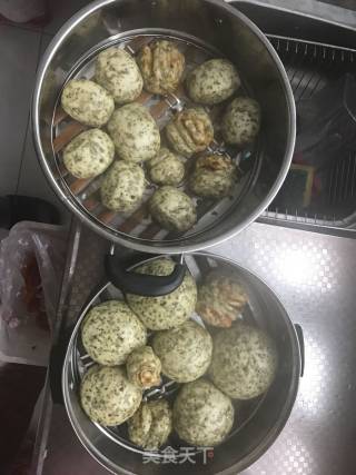 芥菜馒头的做法步骤：8