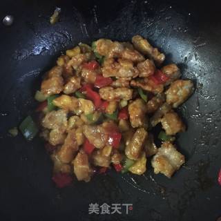 菠萝咕噜肉的做法步骤：14
