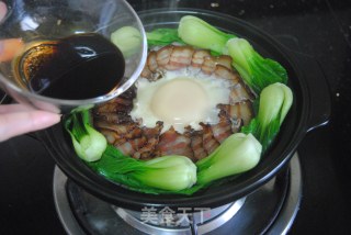 腊肉煲仔饭的做法步骤：11