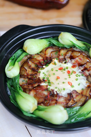 腊肉煲仔饭的做法步骤：12