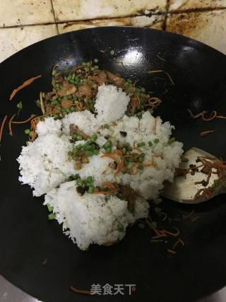 香芋炒饭的做法步骤：8