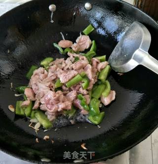 白果黄瓜炒肉片的做法步骤：5