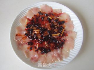 豆豉蒸财鱼片的做法步骤：5
