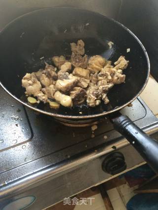 青椒炒鸡排的做法步骤：5