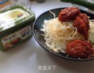 凉拌鱿鱼丝的做法步骤：4