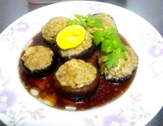 肉末蒸香菇的做法步骤：14
