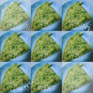 香菜鸡蛋饼的做法步骤：10