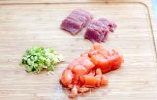 燕麦肉片疙瘩汤的做法步骤：2