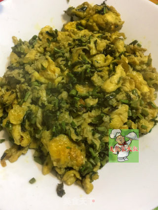 ＃春食野菜香＃春芽炒蛋的做法步骤：5