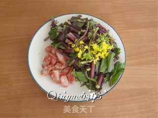 腊肠紫菜苔的做法步骤：2