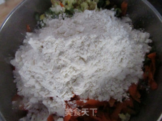 蛤蟆皮草煎饼的做法步骤：7