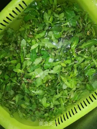 荠菜鸡蛋盒子的做法步骤：1