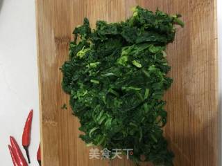 芹菜叶拌花生米的做法步骤：6