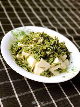 香椿拌豆腐的做法步骤：7
