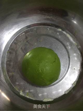 菠菜汁芝麻饼的做法步骤：3