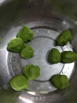 菠菜汁芝麻饼的做法步骤：4