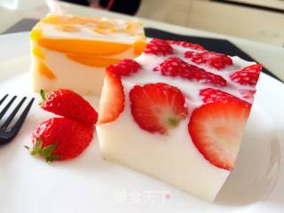 水果布丁的做法步骤：1