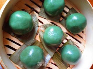 ＃春食野菜香＃清明艾草塌饼的做法步骤：8