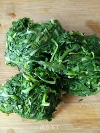 ＃春食野菜香＃荠菜蒸饺的做法步骤：5