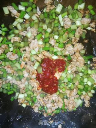 肉末蒜薹的做法步骤：6