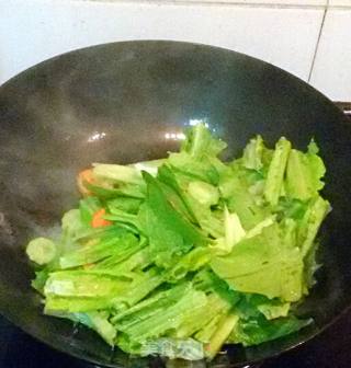 蒜香油麦菜的做法步骤：4