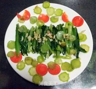 蒜香油麦菜的做法步骤：7