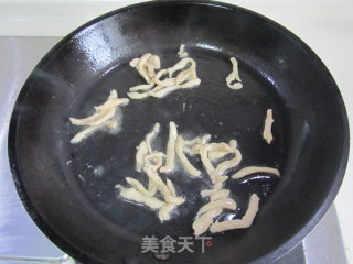韭菜薹炒鸡丝的做法步骤：3