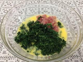 艾叶肉蛋软饼的做法步骤：7