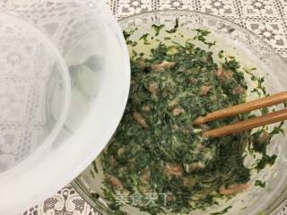 艾叶肉蛋软饼的做法步骤：9