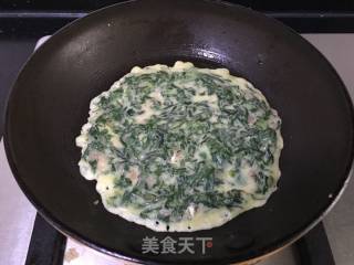 艾叶肉蛋软饼的做法步骤：12