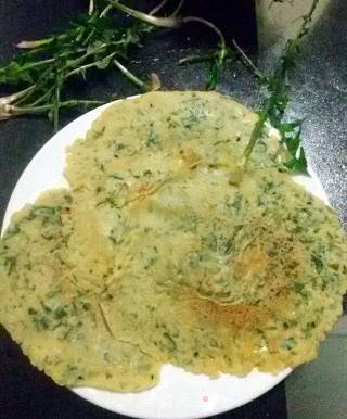 # 春食野菜香 #   蒲公英鸡蛋饼的做法步骤：13