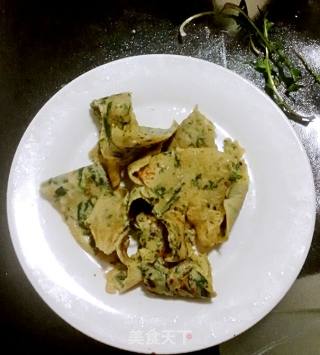 # 春食野菜香 #   蒲公英鸡蛋饼的做法步骤：18