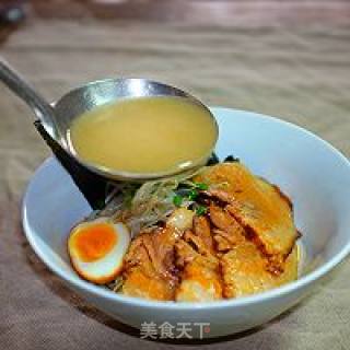 日式豚骨拉面的做法步骤：14