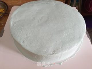 冰雪奇缘场景蛋糕的做法步骤：2