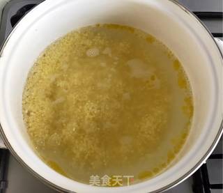 金汤小米鸡毛菜的做法步骤：4