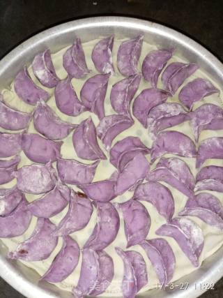 紫薯蒲公英猪肉馅蒸饺的做法步骤：10