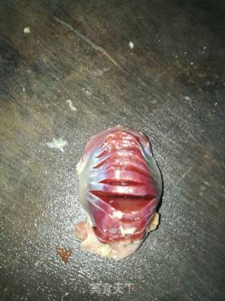 辣炒鸭胗的做法步骤：2