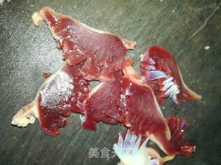 辣炒鸭胗的做法步骤：3