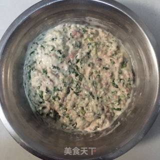 芹菜叶肉末鸡蛋饼的做法步骤：4