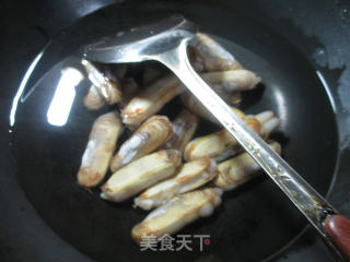 香糟蛏子的做法步骤：2